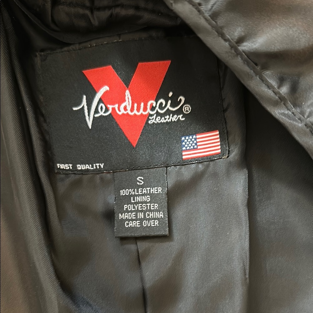 Women's Black Leather Jacket - Picture 4 of 6